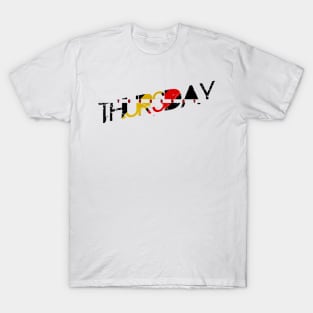 vintage typo Thursday T-Shirt